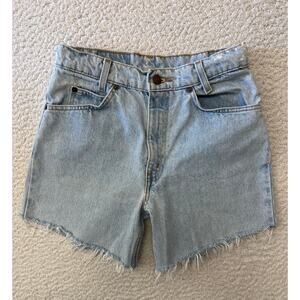 Vintage Levis Womens 550 Orange Tab Shorts Size 29